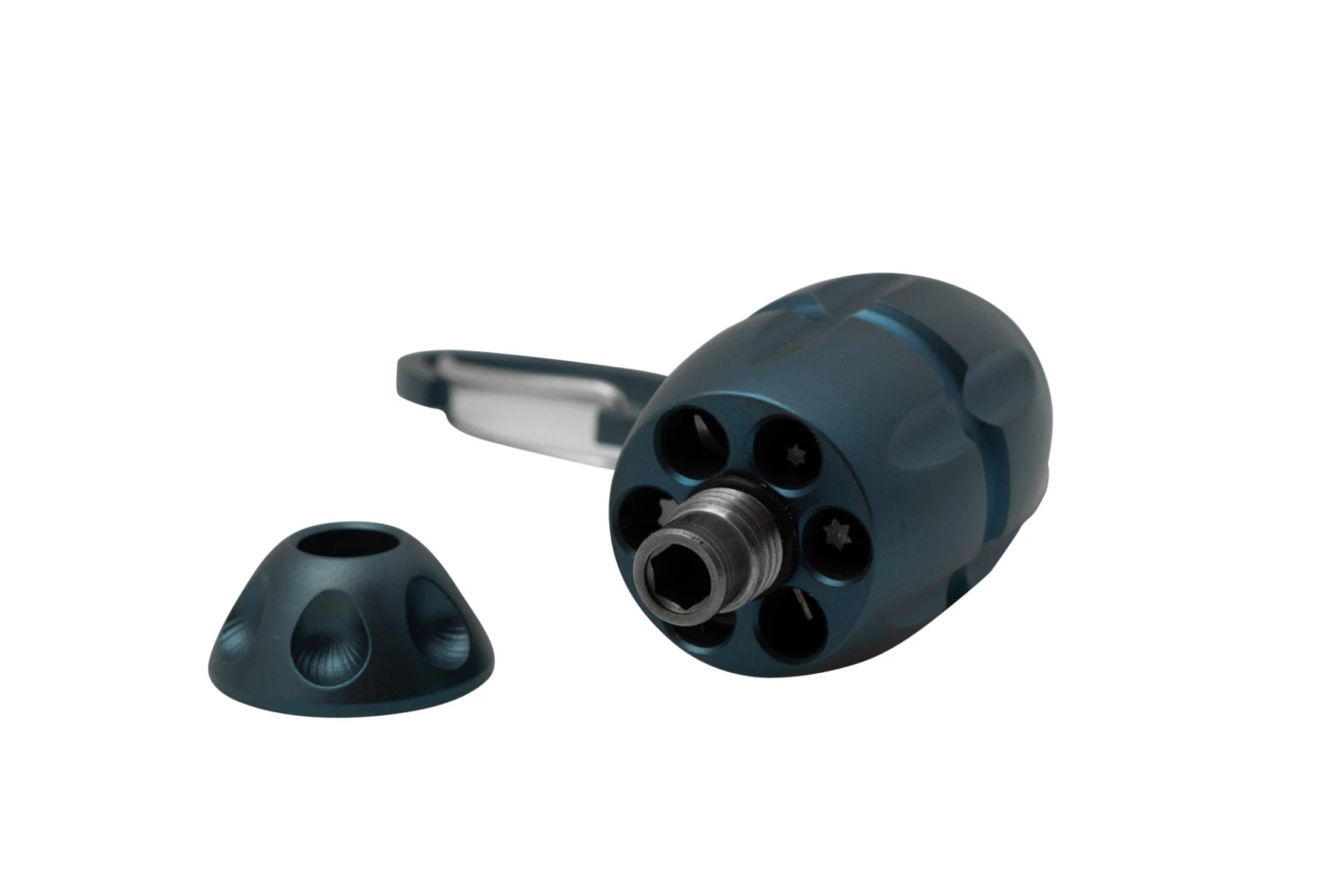 LionSteel Eggie Blue Titanium EG-BL Schlüsselanhänger Bitset Und Multitool 4 LionSteel Eggie Blue Titanium EG-BL Schlüsselanhänger Bitset Und Multitool – Bild 2