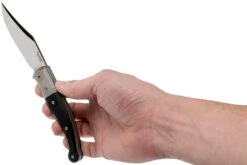 LionSteel Gitano Black G10 GT01 GBK Taschenmesser, Gudy Van Poppel Design -Survival Knife Shop LI GT01 GBK 08 lionsteel