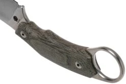 LionSteel H1 Skinner CVG Green Canvas Micarta Feststehendes Messer, Tommaso Rumici Design -Survival Knife Shop LI H1 CVG 04 lionsteel