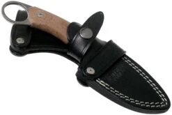 LionSteel H2 Drop Point CVN Natural Canvas Micarta Feststehendes Messer, Tommaso Rumici Design -Survival Knife Shop LI H2 CVN 06 lionsteel