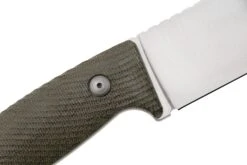 LionSteel M3 M3-CVG Green Canvas Micarta Feststehendes Messer -Survival Knife Shop LI M3 CVG 05 lionsteel