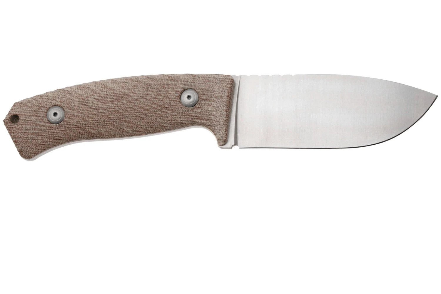 LionSteel M3 M3-CVN Natural Canvas Micarta Feststehendes Messer 4 LionSteel M3 M3-CVN Natural Canvas Micarta Feststehendes Messer – Bild 2