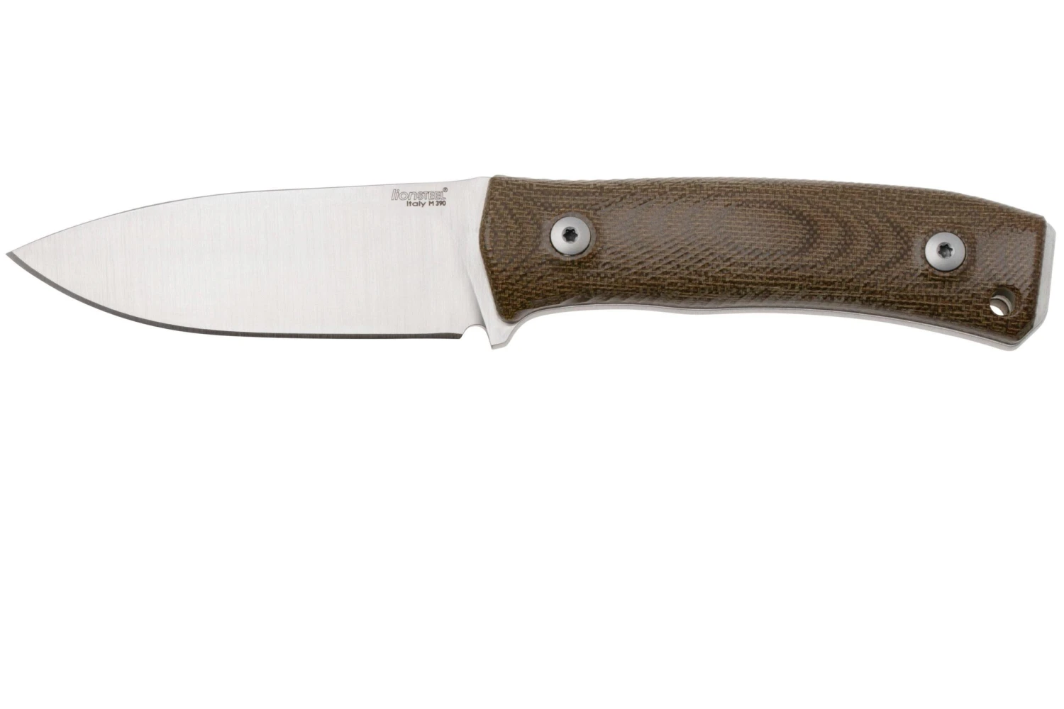 LionSteel M4-CVG M390, Green Canvas Micarta 3 LionSteel M4-CVG M390, Green Canvas Micarta