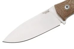 LionSteel M4-CVN M390, Natural Canvas Micarta -Survival Knife Shop LI M4 CVN 03 lionsteel
