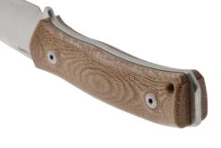 LionSteel M4-CVN M390, Natural Canvas Micarta -Survival Knife Shop LI M4 CVN 04 lionsteel