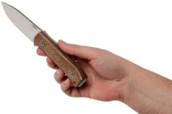 LionSteel M4-CVN M390, Natural Canvas Micarta -Survival Knife Shop LI M4 CVN 06 lionsteel