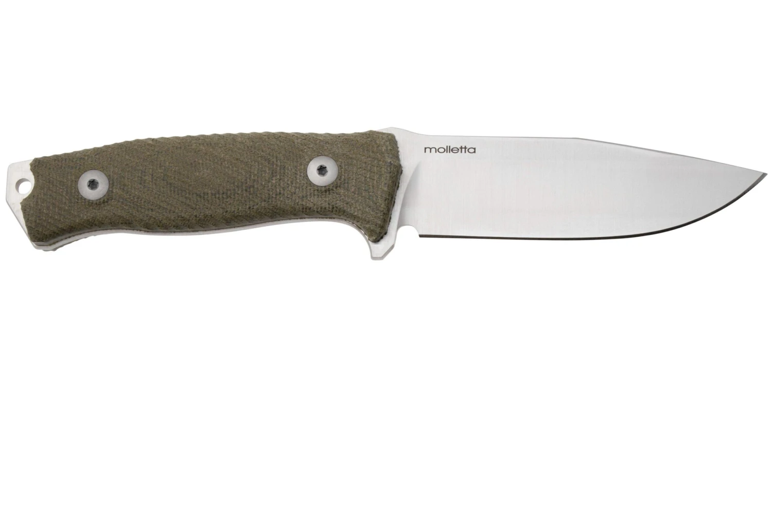 LionSteel M5 Sleipner, Green Canvas Micarta Survivalmesser 4 LionSteel M5 Sleipner, Green Canvas Micarta Survivalmesser – Bild 2