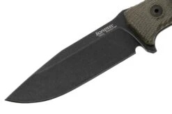 LionSteel M5B Sleipner Black, Green Canvas Micarta Survivalmesser -Survival Knife Shop LI M5B CVG 03 lionsteel