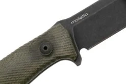 LionSteel M5B Sleipner Black, Green Canvas Micarta Survivalmesser -Survival Knife Shop LI M5B CVG 05 lionsteel