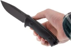 LionSteel M5B-G10 Sleipner Blade, PVD-Coating, G-10 Handle -Survival Knife Shop LI M5B G10 06 lionsteel li m5b g10 06