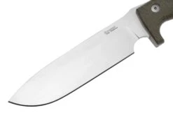 LionSteel M7 CVG Satin, Green Canvas Micarta Feststehendes Messer, Molletta Design -Survival Knife Shop LI M7 CVG 03 lionsteel