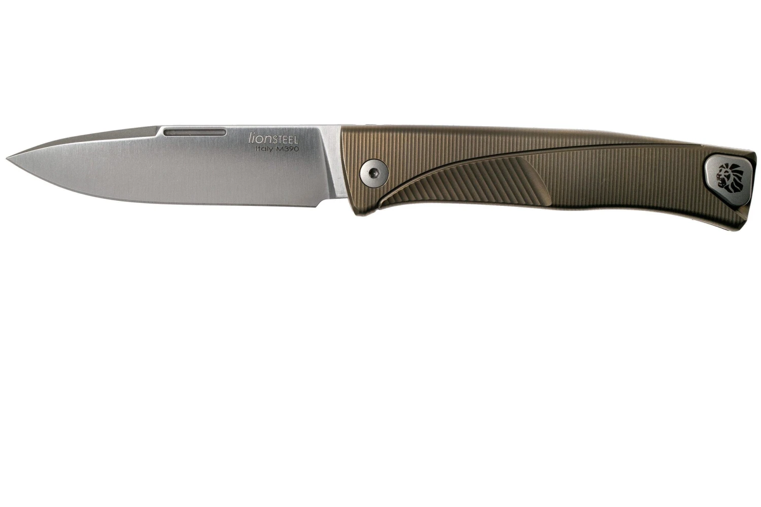LionSteel Thrill Bronze Titanium Integral Slipjoint Taschenmesser 3 LionSteel Thrill Bronze Titanium Integral Slipjoint Taschenmesser