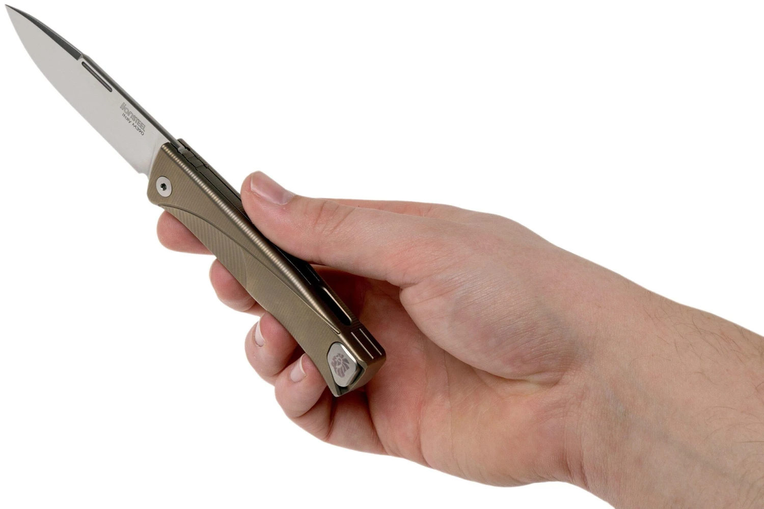 LionSteel Thrill Bronze Titanium Integral Slipjoint Taschenmesser 11 LionSteel Thrill Bronze Titanium Integral Slipjoint Taschenmesser – Bild 9