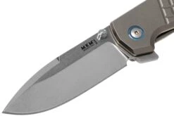 MKM Maximo MM-T Sandblasted Titan Taschenmesser, Bob Terzuola Design -Survival Knife Shop MMK MM T 03 mkm knives