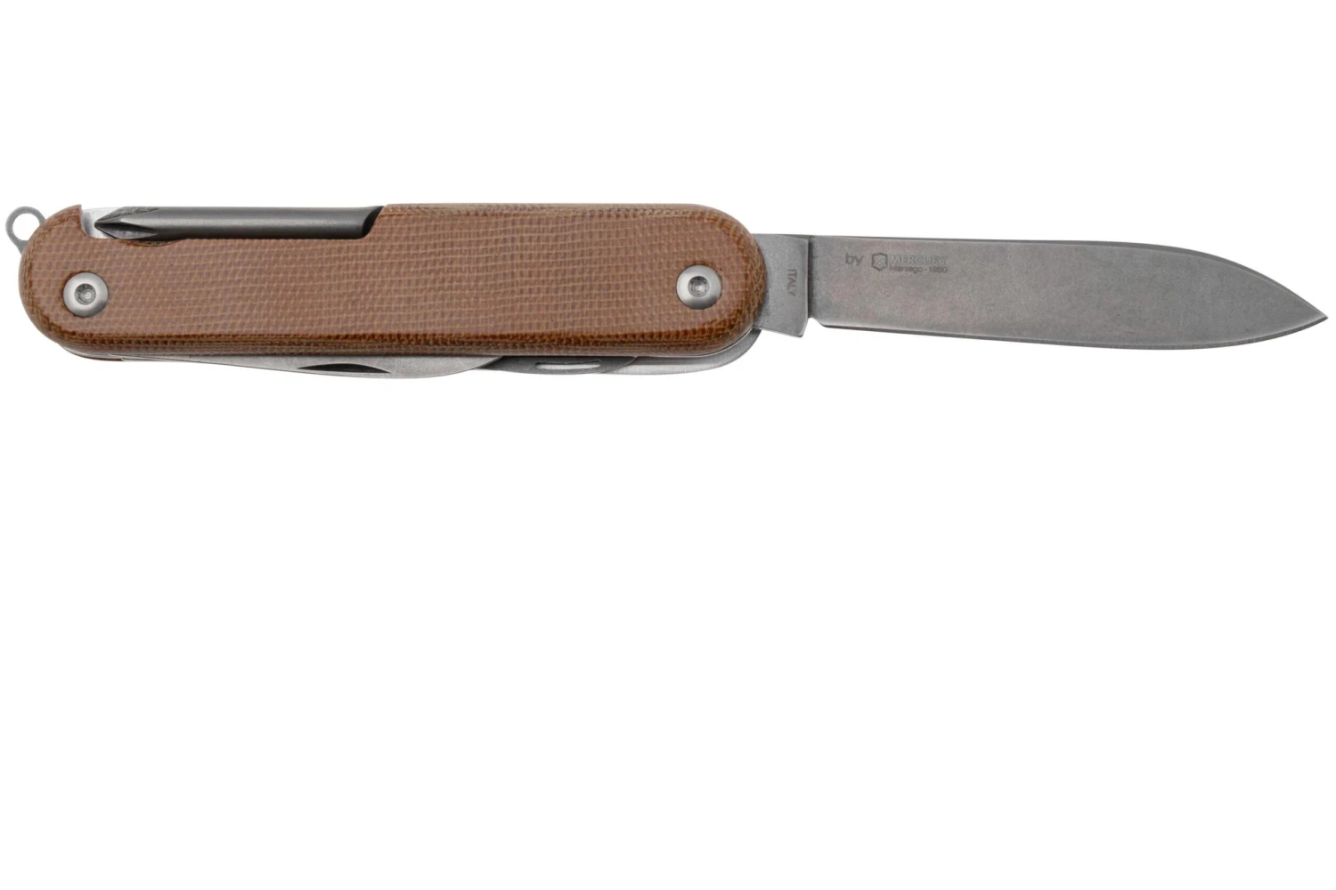 MKM Malga 5 MP05MAG-NC Magnacut Natural Canvas Micarta, Taschenmesser 4 MKM Malga 5 MP05MAG-NC Magnacut Natural Canvas Micarta, Taschenmesser – Bild 2