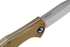 MKM Fara MY01-NC Natural Micarta Taschenmesser, Lucas Burnley Design -Survival Knife Shop MMK MY01 NC 06 mkm knives