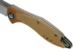 MKM Fara MY01-NC Natural Micarta Taschenmesser, Lucas Burnley Design -Survival Knife Shop MMK MY01 NC 07 mkm knives