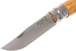 Opinel Taschenmesser No. 8 Luxury Range, Edelstahl, Olivenholz -Survival Knife Shop OP002023 03 opinel op002023 03
