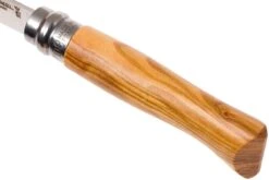 Opinel Taschenmesser No. 8 Luxury Range, Edelstahl, Olivenholz -Survival Knife Shop OP002023 06 opinel op002023 06