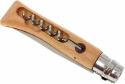 Opinel Taschenmesser Nr. 10 Mit Korkenzieher -Survival Knife Shop OPT001410 04 opinel no 10 kurkentrekker opt001410 d4