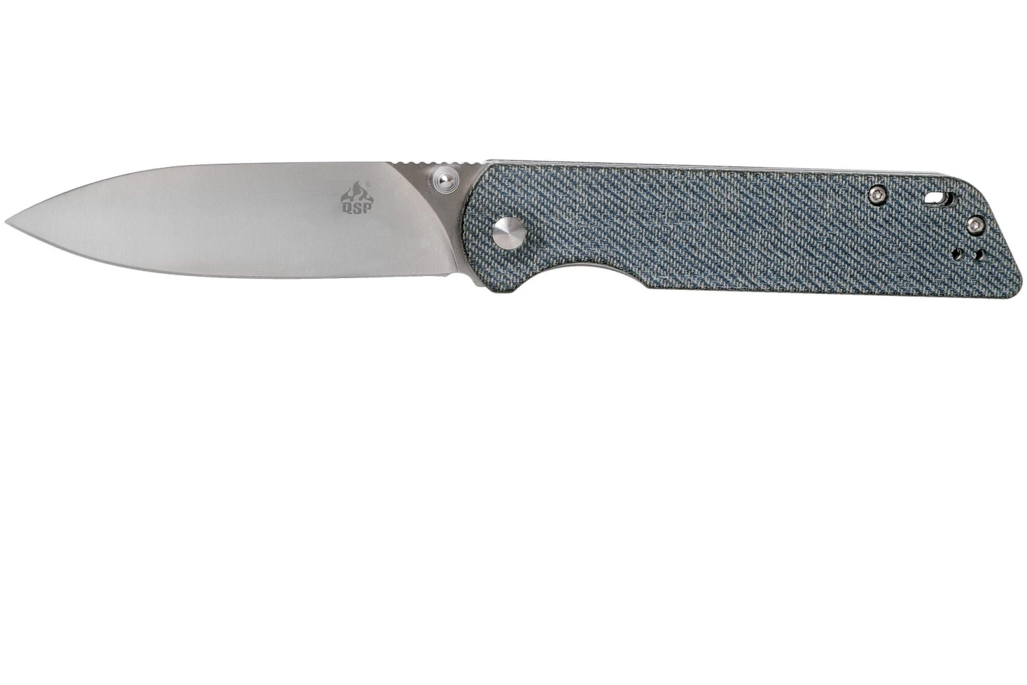 QSP Knife Parrot QS102-F Denim Micarta, Taschenmesser 3 QSP Knife Parrot QS102-F Denim Micarta, Taschenmesser