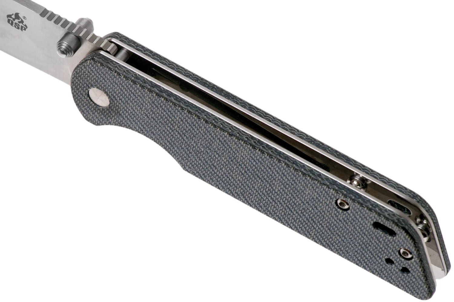 QSP Knife Parrot QS102-F Denim Micarta, Taschenmesser 9 QSP Knife Parrot QS102-F Denim Micarta, Taschenmesser – Bild 7