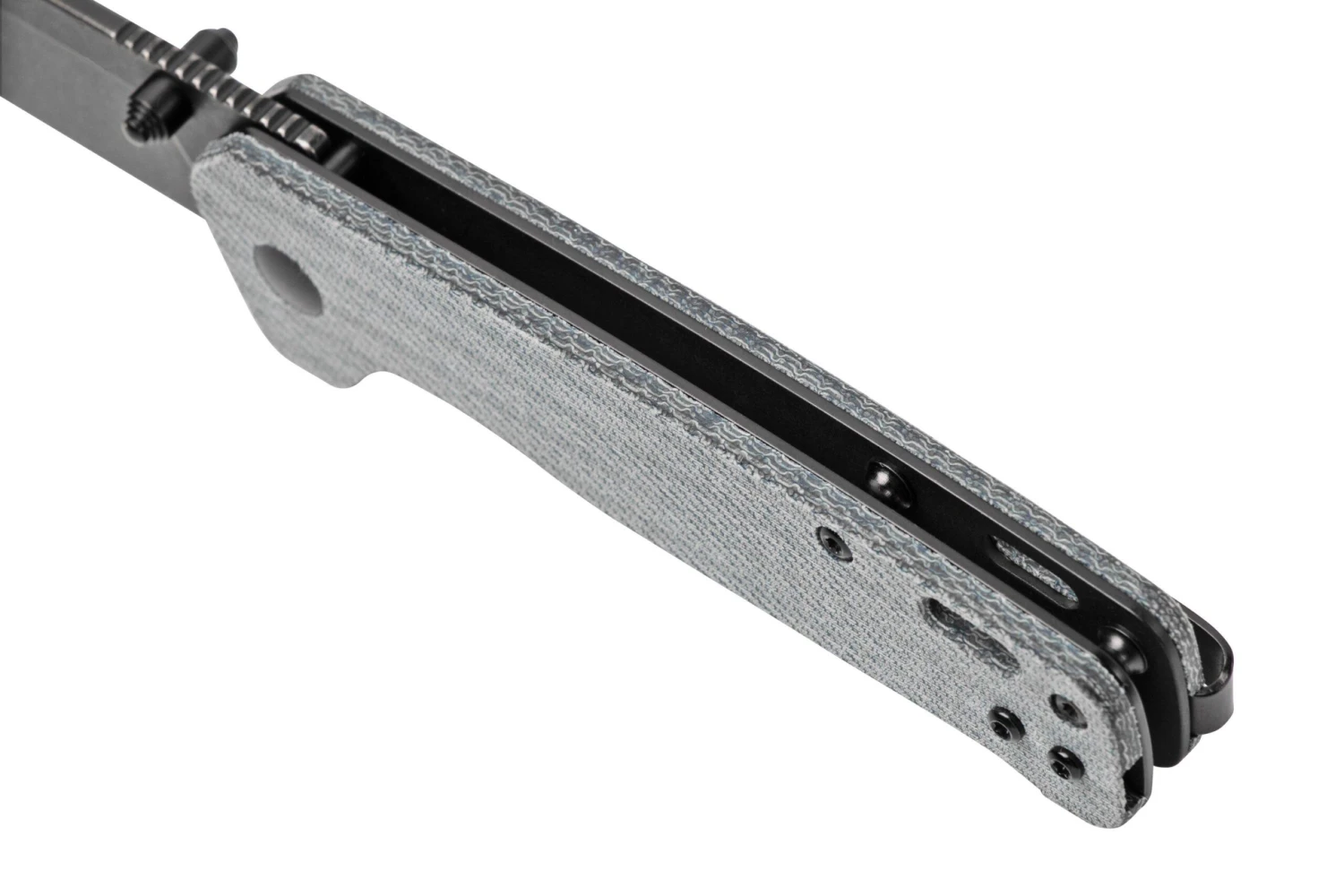 QSP Knife Penguin QS130-B2 Denim Micarta, Blackwashed Taschenmesser 9 QSP Knife Penguin QS130-B2 Denim Micarta, Blackwashed Taschenmesser – Bild 7