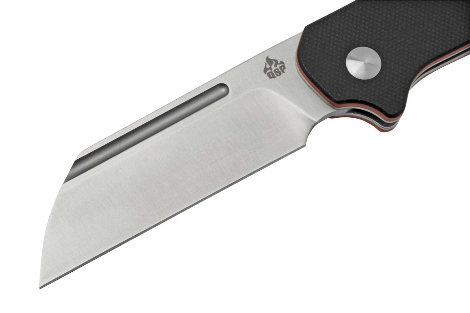 QSP Knife Penguin QS130SJ-B, 14C28N Satin, G10 Red Liner Black, Slipjoint Taschenmesser 5 QSP Knife Penguin QS130SJ-B, 14C28N Satin, G10 Red Liner Black, Slipjoint Taschenmesser – Bild 3