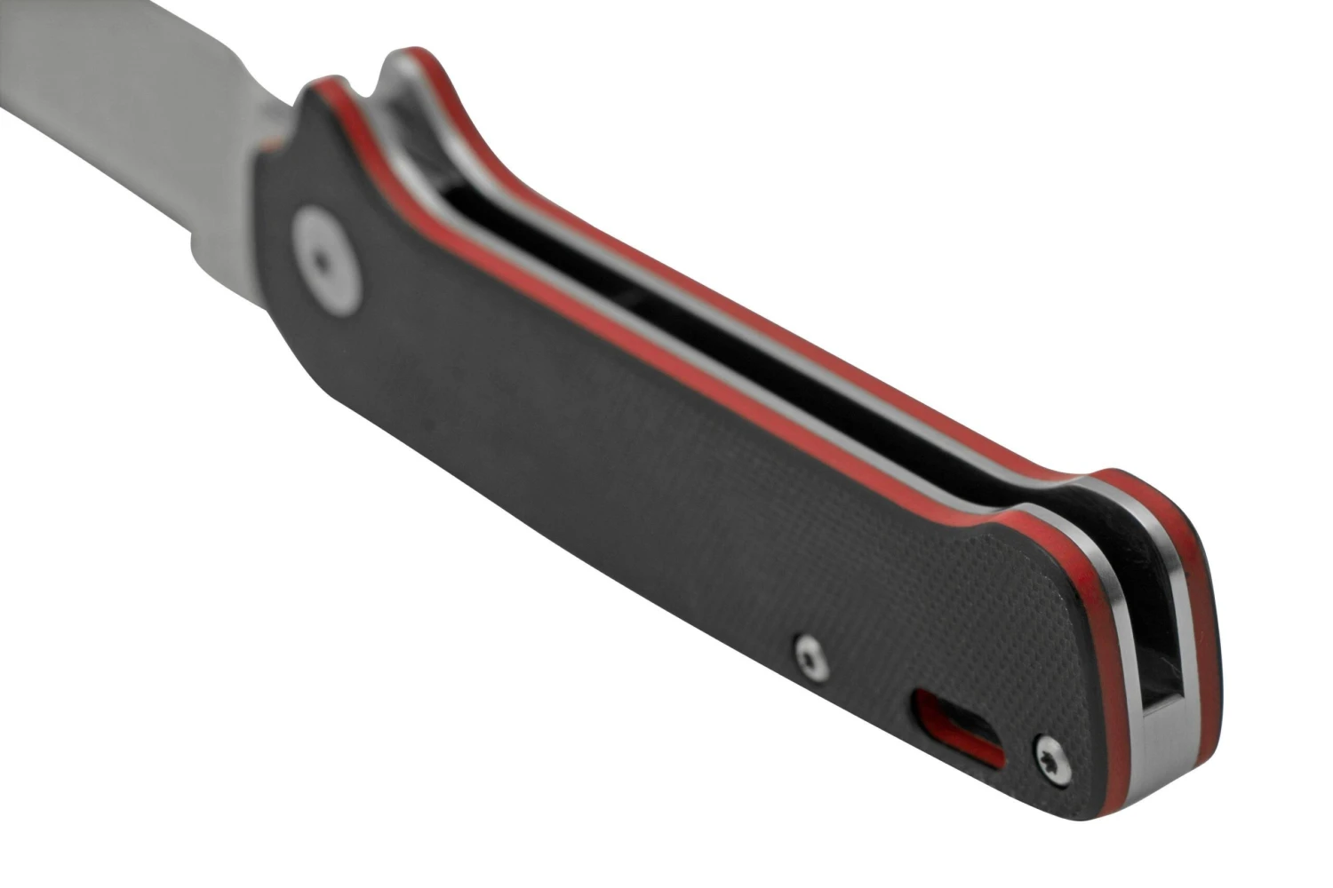 QSP Knife Penguin QS130SJ-B, 14C28N Satin, G10 Red Liner Black, Slipjoint Taschenmesser 6 QSP Knife Penguin QS130SJ-B, 14C28N Satin, G10 Red Liner Black, Slipjoint Taschenmesser – Bild 4