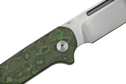 QSP Knife Penguin QS130SJ-E1, CPM 20CV Stonewashed, Fat Carbon Jungle Wear, Slipjoint Taschenmesser -Survival Knife Shop QS130SJ E1 05 qsp