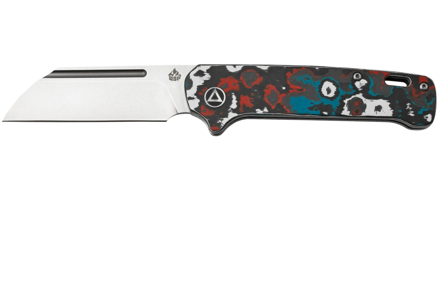 QSP Knife Penguin QS130SJ-F1, CPM 20CV Stonewashed, Fat Carbon Nebula, Slipjoint Taschenmesser 3 QSP Knife Penguin QS130SJ-F1, CPM 20CV Stonewashed, Fat Carbon Nebula, Slipjoint Taschenmesser