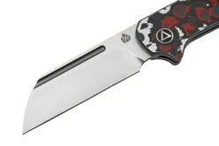 QSP Knife Penguin QS130SJ-F1, CPM 20CV Stonewashed, Fat Carbon Nebula, Slipjoint Taschenmesser 10 QSP Knife Penguin QS130SJ-F1, CPM 20CV Stonewashed, Fat Carbon Nebula, Slipjoint Taschenmesser -Survival Knife Shop QS130SJ F1 03 qsp