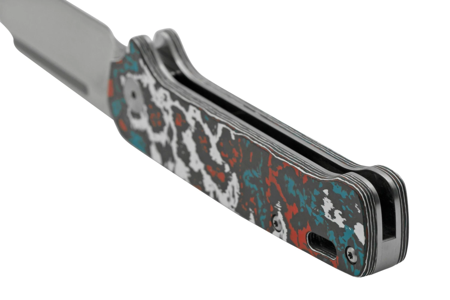 QSP Knife Penguin QS130SJ-F1, CPM 20CV Stonewashed, Fat Carbon Nebula, Slipjoint Taschenmesser 6 QSP Knife Penguin QS130SJ-F1, CPM 20CV Stonewashed, Fat Carbon Nebula, Slipjoint Taschenmesser – Bild 4