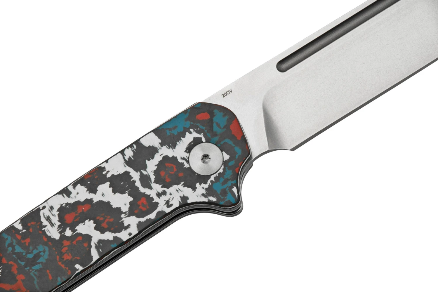 QSP Knife Penguin QS130SJ-F1, CPM 20CV Stonewashed, Fat Carbon Nebula, Slipjoint Taschenmesser 7 QSP Knife Penguin QS130SJ-F1, CPM 20CV Stonewashed, Fat Carbon Nebula, Slipjoint Taschenmesser – Bild 5