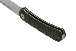 QSP Knife Hedgehog QS142-A, Green Micarta, Slipjoint Taschenmesser -Survival Knife Shop QS142 A 04 qsp