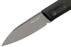 Real Steel Stella Black Canvas Micarta 7055 Knivesandtools Exclusive Taschenmesser, Poltergeist Design -Survival Knife Shop RL7055 03 real steel