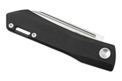 Real Steel Solis Lite, 7064SB, Black G10, Satin D2 Slipjoint-Taschenmesser -Survival Knife Shop RL7064SB 06 realsteel