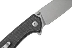 SENCUT Crowley S21012-2 Stonewashed, Micarta Taschenmesser, Schwarz 12 SENCUT Crowley S21012-2 Stonewashed, Micarta Taschenmesser, Schwarz -Survival Knife Shop SES21012 2 05 sencut