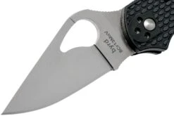 Spyderco Byrd Robin 2 Schwarz BY10PBK2 Taschenmesser -Survival Knife Shop SPBY10PBK2 03 spyderco