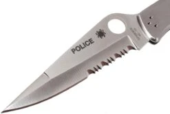 Spyderco Police C07PS, Taschenmesser Mit Teilwellenschliff 12 Spyderco Police C07PS, Taschenmesser Mit Teilwellenschliff -Survival Knife Shop SPC07PS 03 spyderco police spc07ps 03