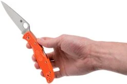 Spyderco Endura 4 C10FPOR Taschenmesser, Orange -Survival Knife Shop SPC10FPOR 08 spyderco