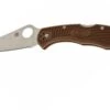 Spyderco Delica 4 C11FPBN Taschenmesser, Braun -Survival Knife Shop SPC11FPBN 01 spyderco delica 4 bruin spc11fpbn d2