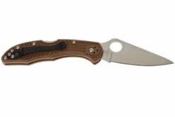 Spyderco Delica 4 C11FPBN Taschenmesser, Braun -Survival Knife Shop SPC11FPBN 02 spyderco delica 4 bruin spc11fpbn d1