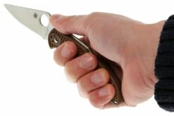 Spyderco Delica 4 C11FPBN Taschenmesser, Braun -Survival Knife Shop SPC11FPBN 07 spyderco delica 4 bruin spc11fpbn d7