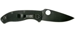 Spyderco Tenacious Lightweight C122PBBK FRN Taschenmesser, Schwarz -Survival Knife Shop SPC122PBBK 02 spyderco