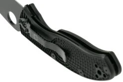 Spyderco Tenacious Lightweight C122PBBK FRN Taschenmesser, Schwarz -Survival Knife Shop SPC122PBBK 05 spyderco