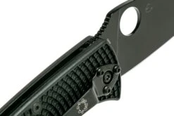 Spyderco Tenacious Lightweight C122PBBK FRN Taschenmesser, Schwarz -Survival Knife Shop SPC122PBBK 06 spyderco