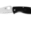 Spyderco Tenacious Lightweight C122PSBK FRN Taschenmesser Mit Teilwellenschliff, Schwarz