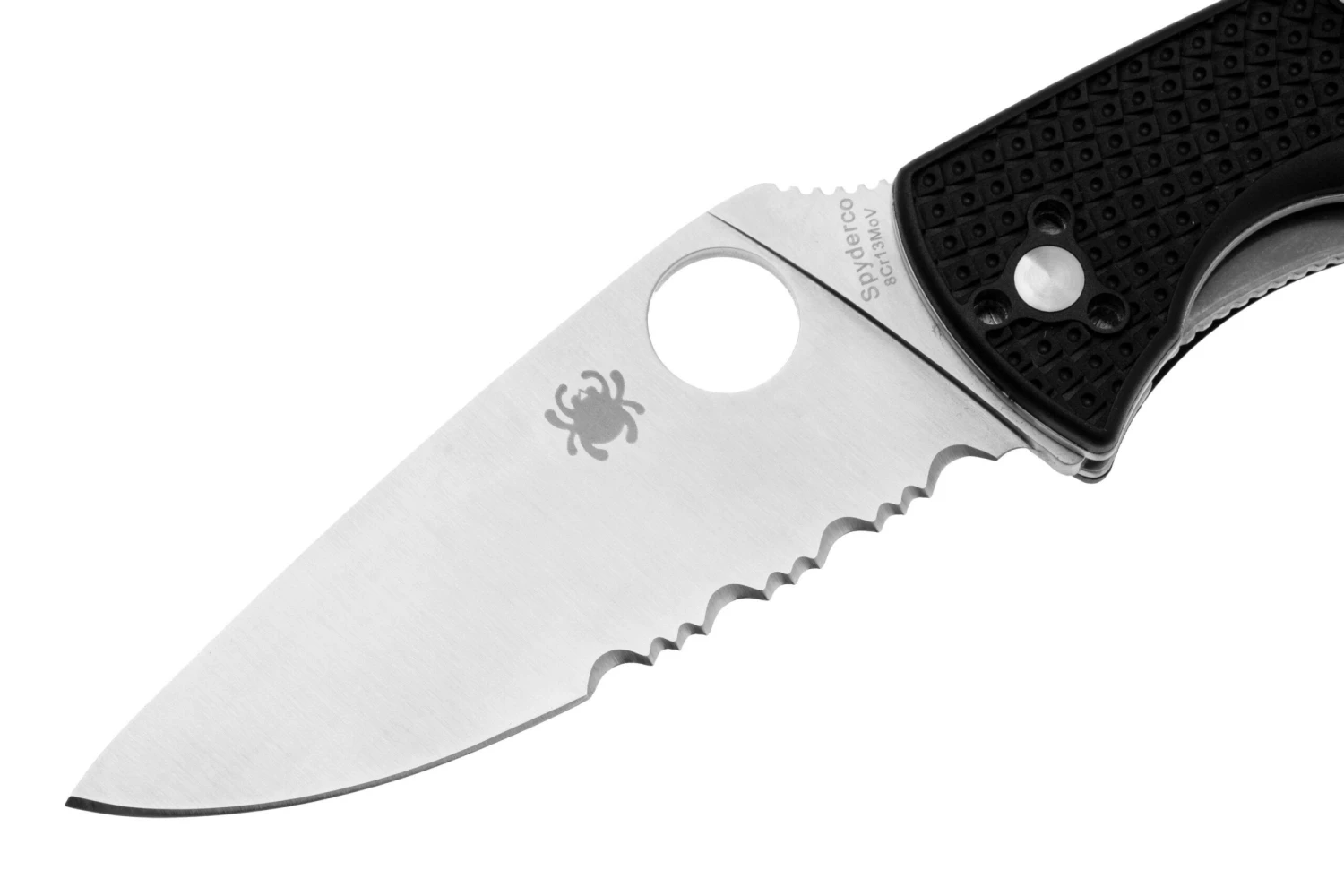 Spyderco Tenacious Lightweight C122PSBK FRN Taschenmesser Mit Teilwellenschliff, Schwarz 5 Spyderco Tenacious Lightweight C122PSBK FRN Taschenmesser Mit Teilwellenschliff, Schwarz – Bild 3