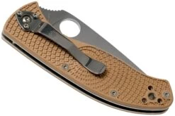 Spyderco Tenacious Lightweight C122PSTN FRN Taschenmesser Mit Teilwellenschliff, Tan 12 Spyderco Tenacious Lightweight C122PSTN FRN Taschenmesser Mit Teilwellenschliff, Tan -Survival Knife Shop SPC122PSTN 04 spyderco